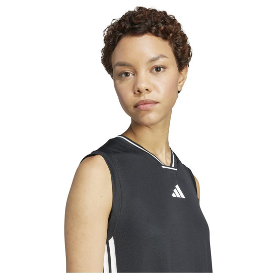 Adidas Γυναικείο φόρεμα Tiro Cut 3-Stripes Soft Mesh Long Dress